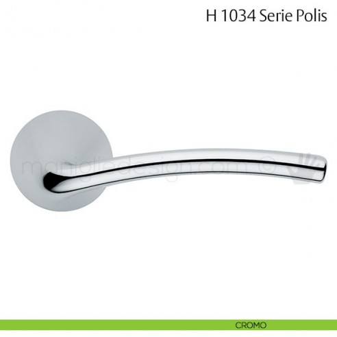 Maniglia per porta H 1034 Polis Valli & Valli cromo