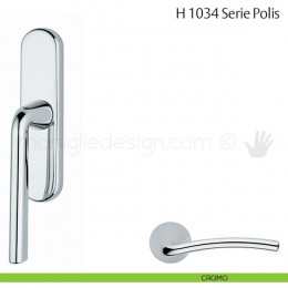 Maniglia per finestra cremonese H 1034 Polis Valli & Valli 2