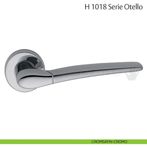 Maniglia per porta H 1018 Otello Valli & Valli cromsatin-cromo