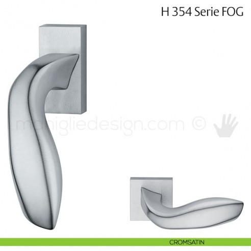 Maniglia per finestra martellina DK H 354 FOG Fusital cromsatin