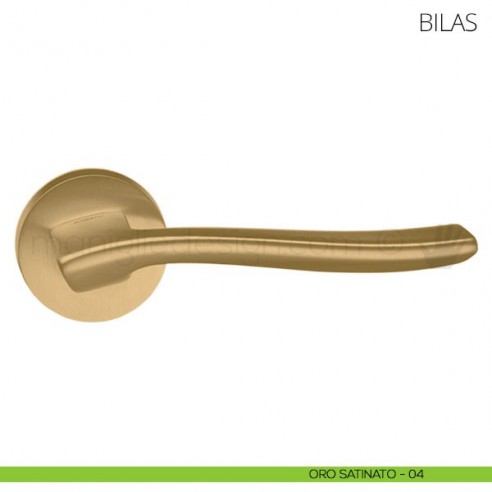 Maniglia per porta Bilas Mandelli oro satinato