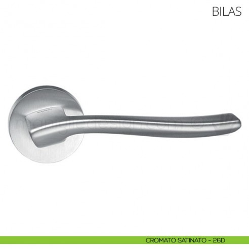 Maniglia per porta Bilas Mandelli cromato satinato