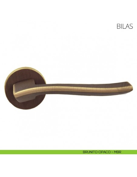 Maniglia per porta Bilas Mandelli brunito opaco