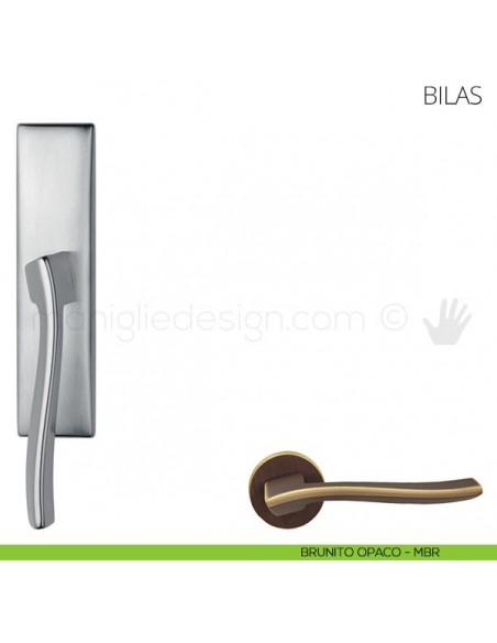 Maniglia per finestra cremonese Bilas Mandelli brunito opaco