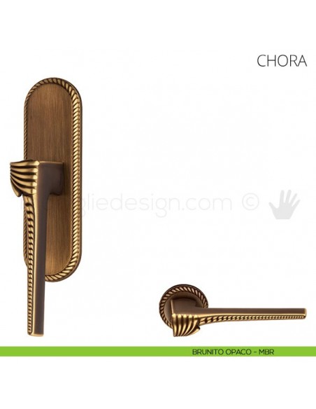 Maniglia per finestra cremonese Chora Mandelli brunito opaco