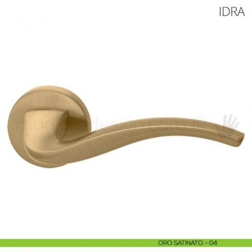 Maniglia per porta Idra Mandelli oro satinato
