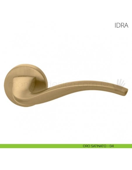 Maniglia per porta Idra Mandelli oro satinato