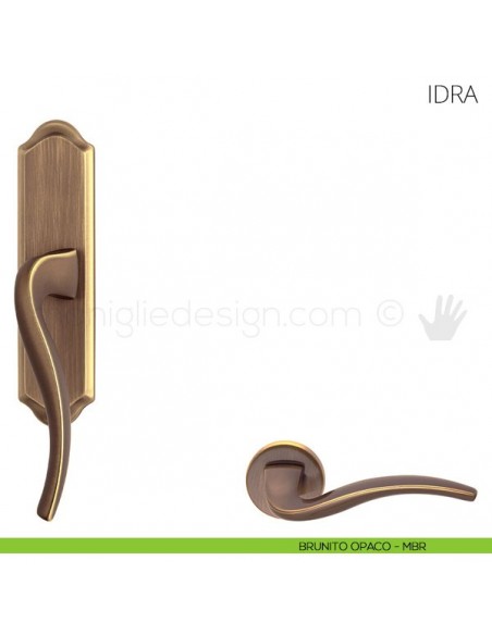 Maniglia per finestra cremonese Idra Mandelli brunito opaco