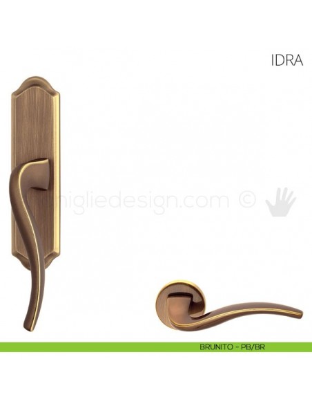 Maniglia per finestra cremonese Idra Mandelli brunito