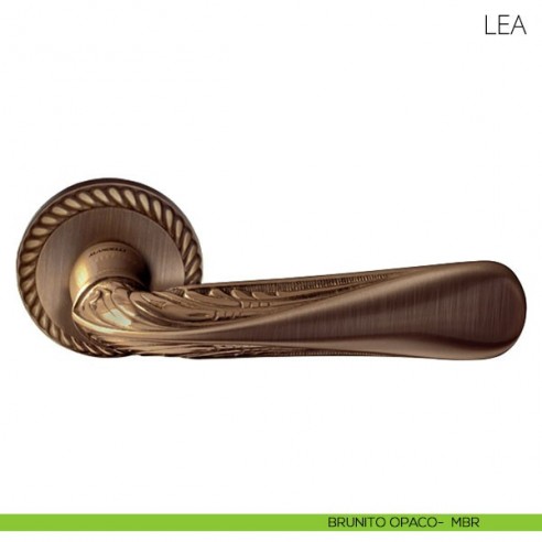 Maniglia per porta Lea Mandelli brunito opaco
