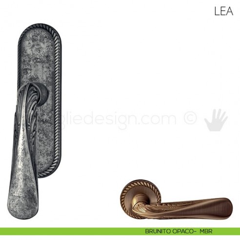 Maniglia per finestra cremonese Lea Mandelli brunito opaco