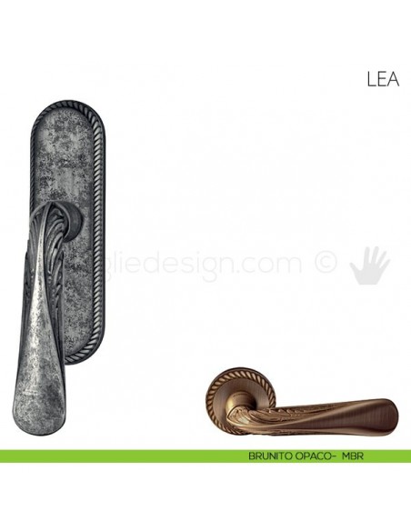 Maniglia per finestra cremonese Lea Mandelli brunito opaco