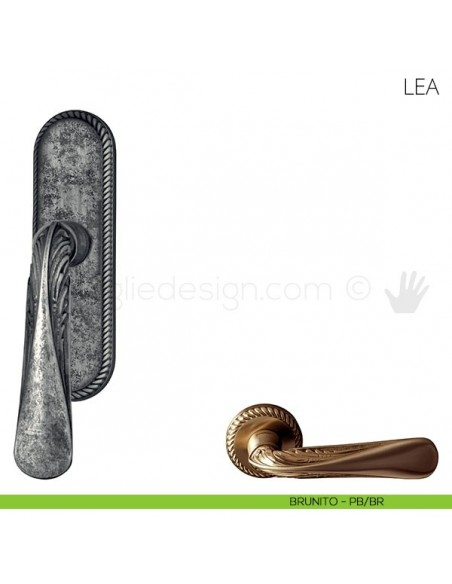 Maniglia per finestra cremonese Lea Mandelli brunito