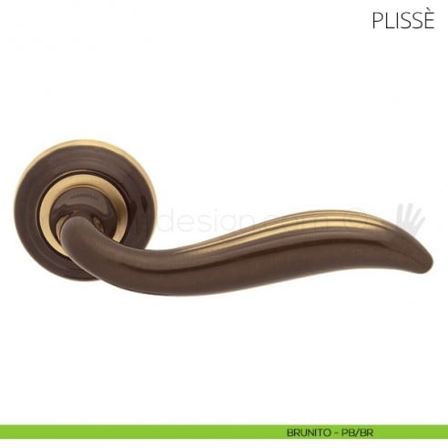 Maniglia per porta Plissè Mandelli brunito