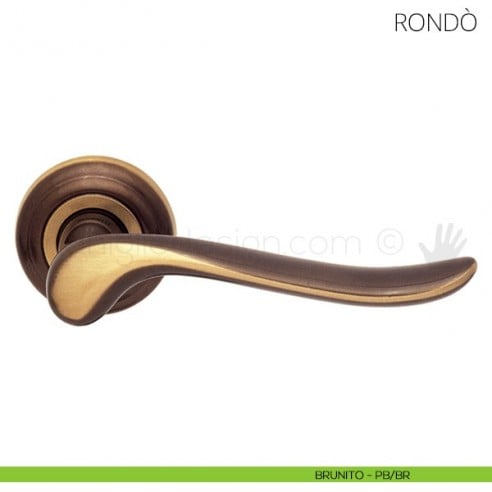 Maniglia per porta Rondò Mandelli brunito