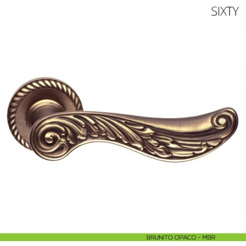 Maniglia per porta Sixty Mandelli brunito opaco