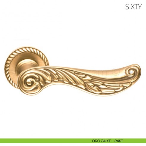 Maniglia per porta Sixty Mandelli oro 24KT