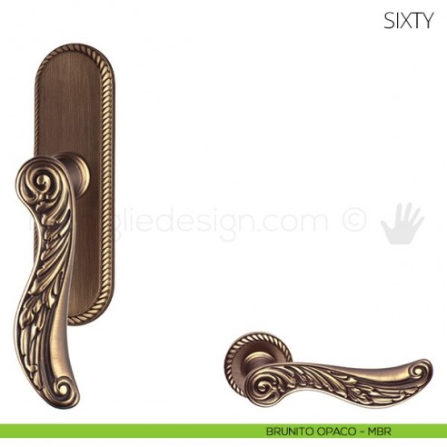 Maniglia per finestra cremonese Sixty Mandelli brunito opaco