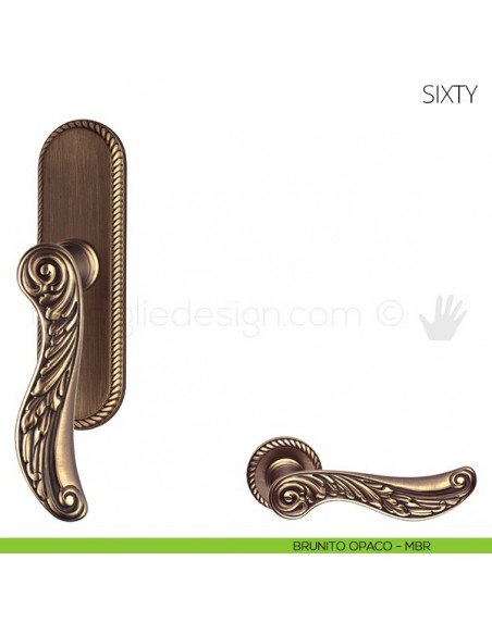 Maniglia per finestra cremonese Sixty Mandelli brunito opaco