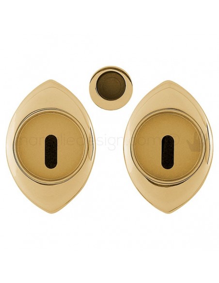 Maniglia per porta scorrevole Clip Mandelli 368T con chiave senza serratura