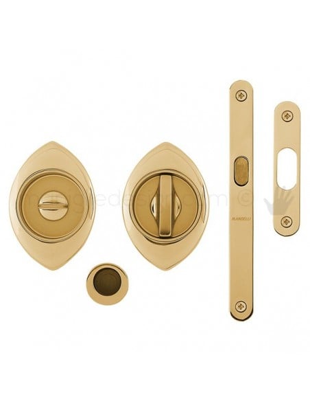 Maniglia per porta scorrevole Clip Mandelli 368T nottolino e serratura