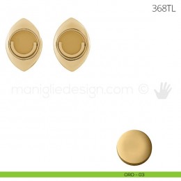 Maniglia per porta a libro Clip Mandelli 368T con doppio anello folle 2