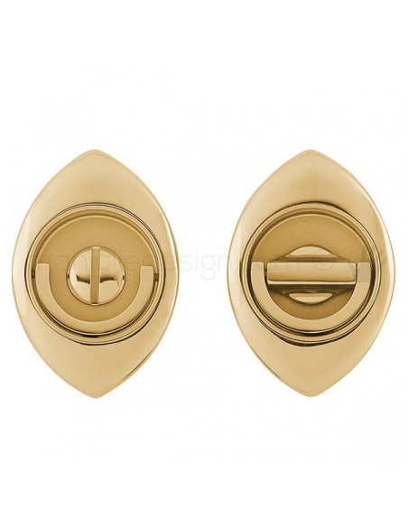 Maniglia per porta a libro Clip Mandelli 368T con doppio anello senza serratura