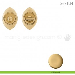 Maniglia per porta a libro Clip Mandelli 368T con doppio anello senza serratura 2