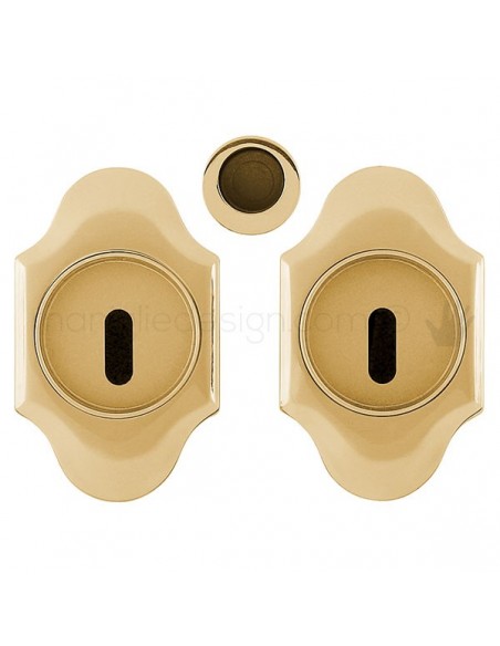 Maniglia per porta scorrevole Clip Mandelli 1018T con chiave senza serratura