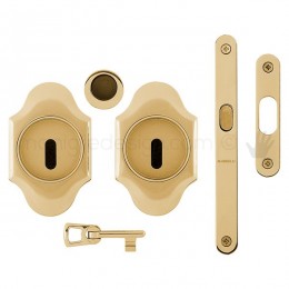 Maniglia per porta scorrevole Clip Mandelli 1018T con chiave e serratura