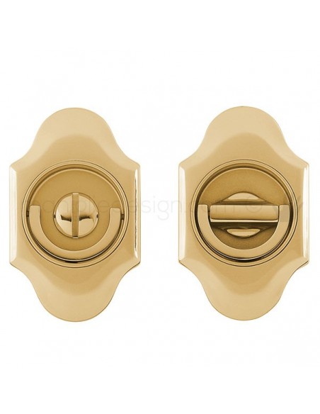 Maniglia per porta a libro Clip Mandelli 1018T con doppio anello senza serratura