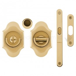 Maniglia per porta a libro Clip Mandelli 1018T con doppio anello con serratura