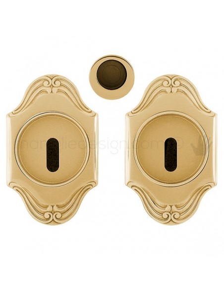 Maniglia per porta scorrevole Clip Mandelli 1028T con chiave senza serratura