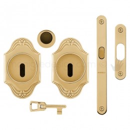 Maniglia per porta scorrevole Clip Mandelli 1028T con chiave e serratura