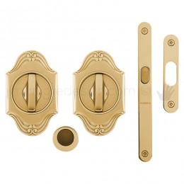 Maniglia per porta scorrevole Clip Mandelli 1028T con nottolino interno ed esterno con serratura