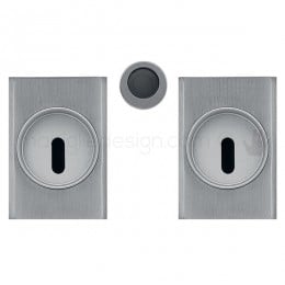 Maniglia per porta scorrevole Clip Mandelli 1038T con chiave senza serratura