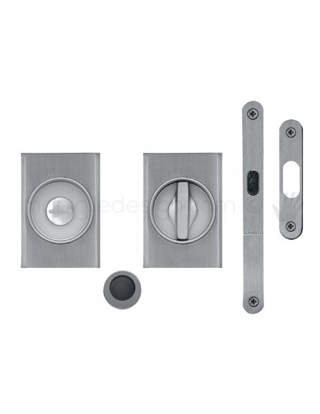 Maniglia per porta scorrevole Clip Mandelli 1038T nottolino e serratura