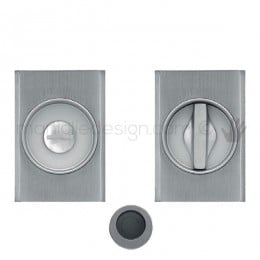 Maniglia per porta scorrevole Clip Mandelli 1038T con nottolino interno ed esterno senza serratura