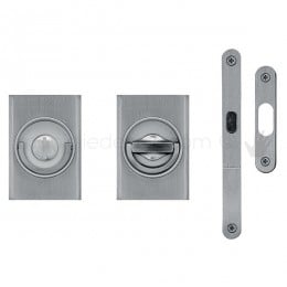 Maniglia per porta a libro Clip Mandelli 1038T con doppio anello con serratura