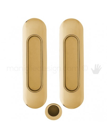 Maniglia per porta scorrevole Clip Mandelli 378 senza serratura