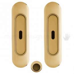 Maniglia per porta scorrevole Clip Mandelli 378 con chiave senza serratura