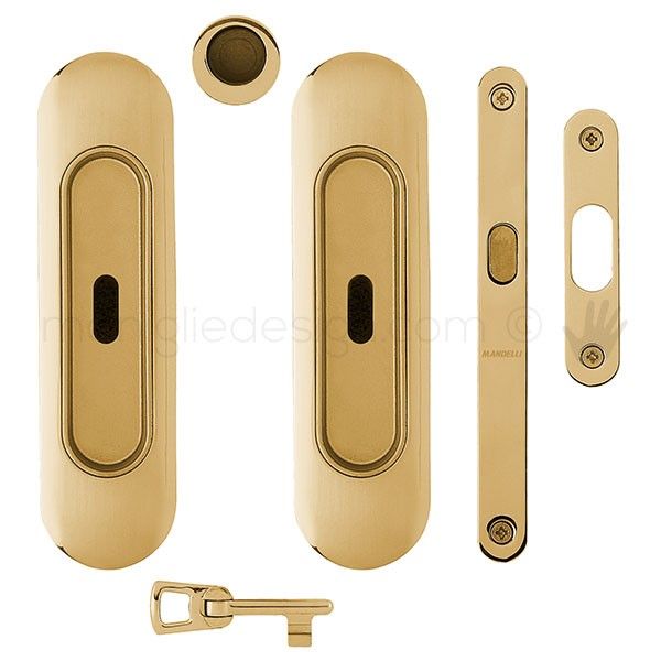 Maniglia Pomolo E Anello In Ottone Cromato - Serrature, Porte, Maniglie - Foto 3