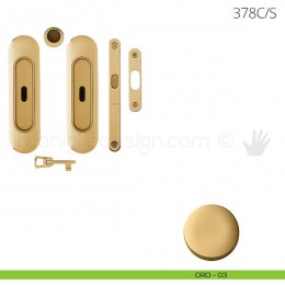 Maniglia per porta scorrevole Clip Mandelli 378 con chiave e serratura 2