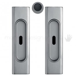 Maniglia per porta scorrevole Clip Mandelli 1038 con chiave senza serratura