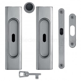 Maniglia per porta scorrevole Clip Mandelli 1038 con chiave e serratura