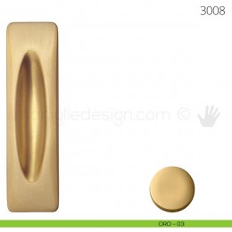 Maniglia per porta scorrevole Mandelli 3008 senza foro chiave 2