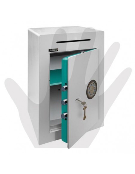 Cassaforte Juwel Keycombi Deposafe 6878 con combinazione meccanica e chiave dimensioni