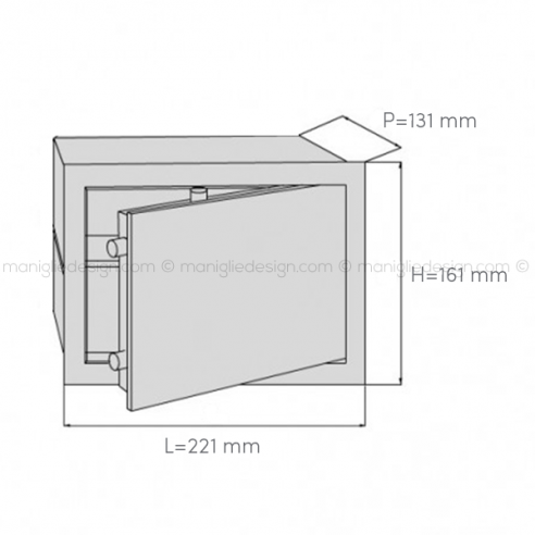 Cassaforte Juwel Runnerbrick 7921 con combinazione elettronica dimensioni