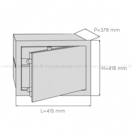 Cassaforte Juwel Elegance 6240 con chiave dimensioni 2