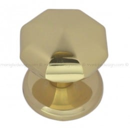 Pomello fisso ottone lucido verniciato Prestige Nestori